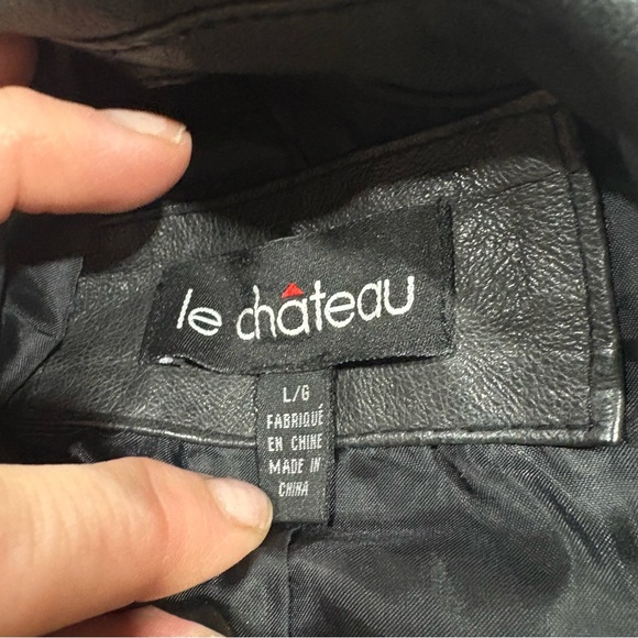 Y2K Vintage 90/00 Le Chateau Leather Trench/ Matrix/ Goth/ Grunge/ Moto/ - Picture 12 of 13